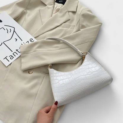 Olivia - Fényes bőr kézitáska