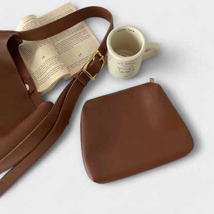 Olivia – Elegáns Bőr Válltáska