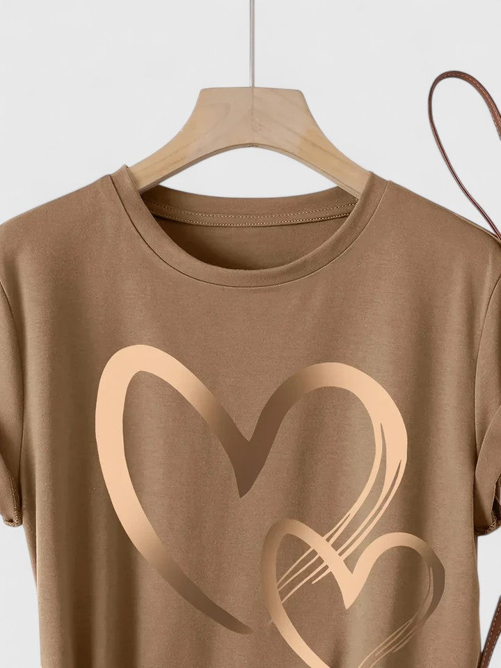 Ivanelle | Kényelmes póló rövid ujjakkal