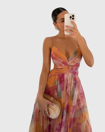 Giselle™ | Virágos Maxikabát