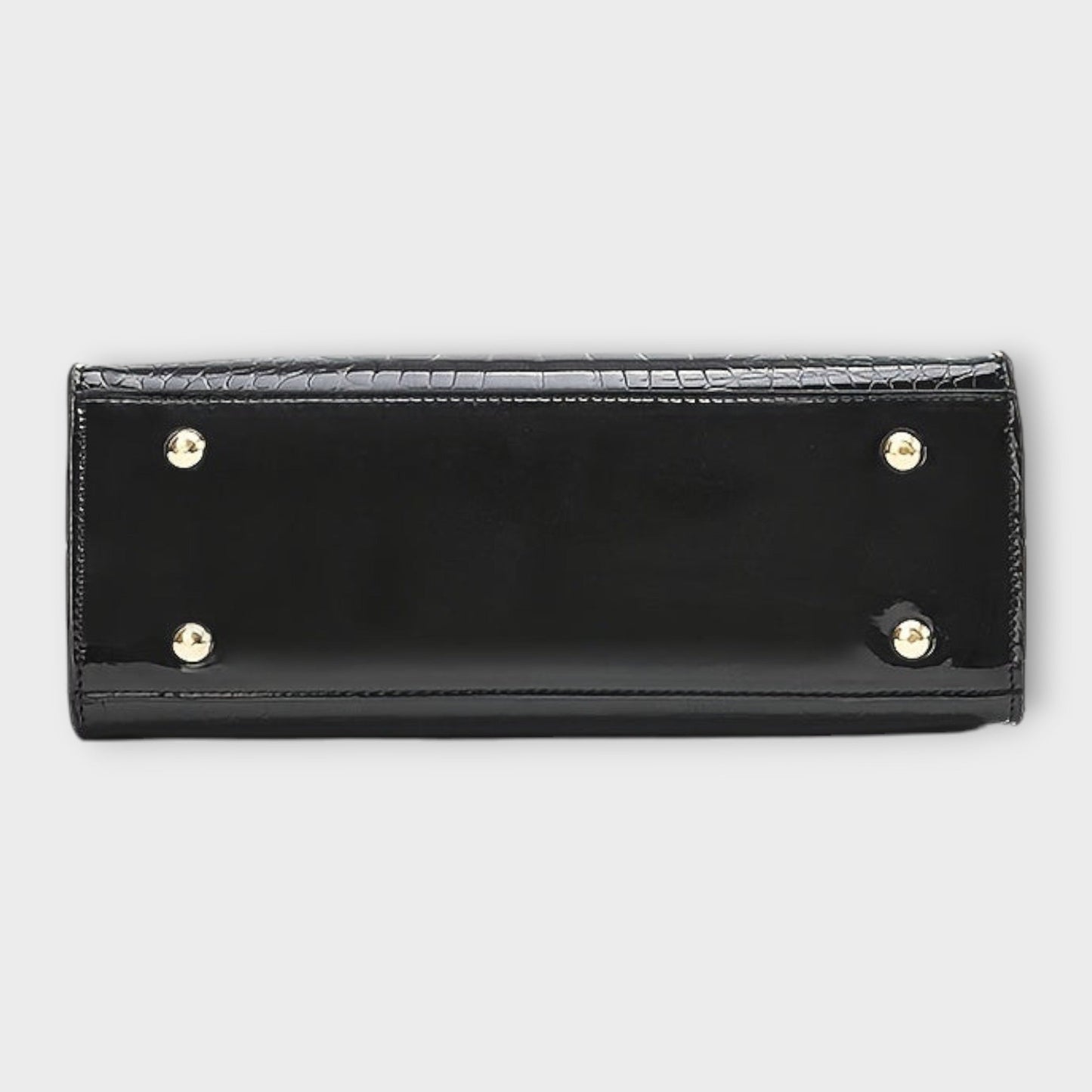 Olivia - Fényes Krokodil-Mintás Kézitáska